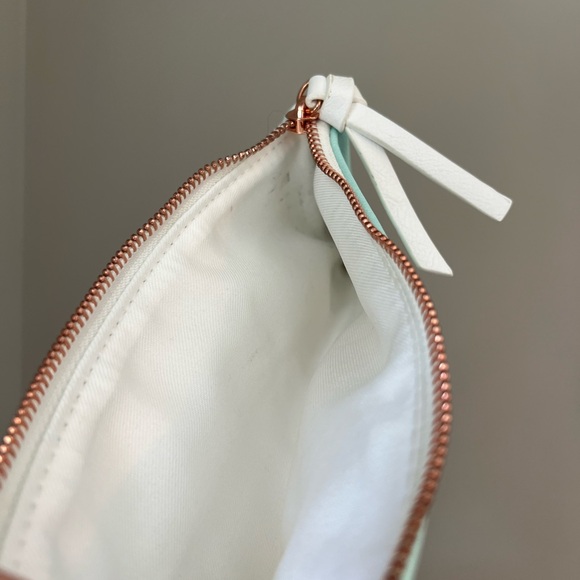 Mint / seafoam pencil / cosmetic pouch - Picture 2 of 6